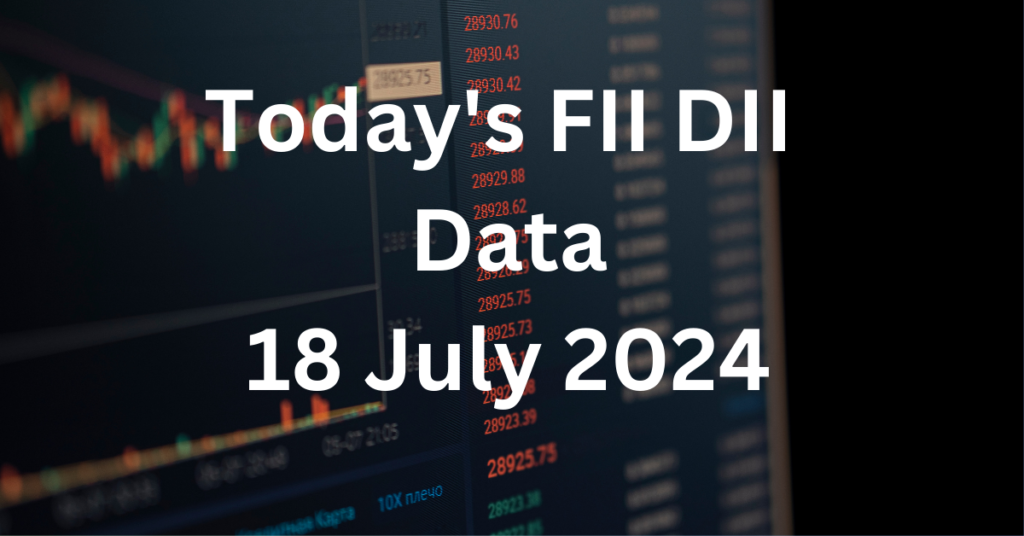 Today's FII DII Data